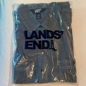 NWT Denim Tailored Chambray Workshirt Large